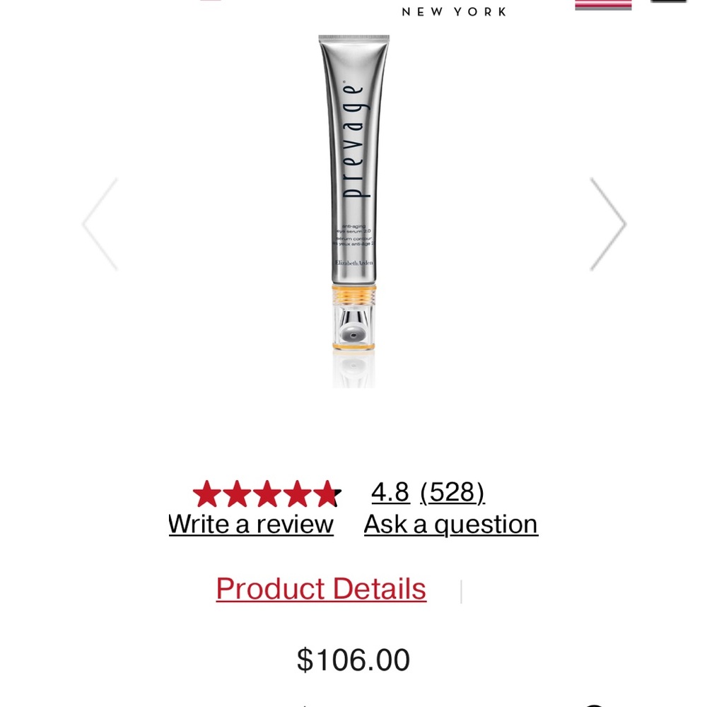 New, Elizabeth Arden anti-aging serum